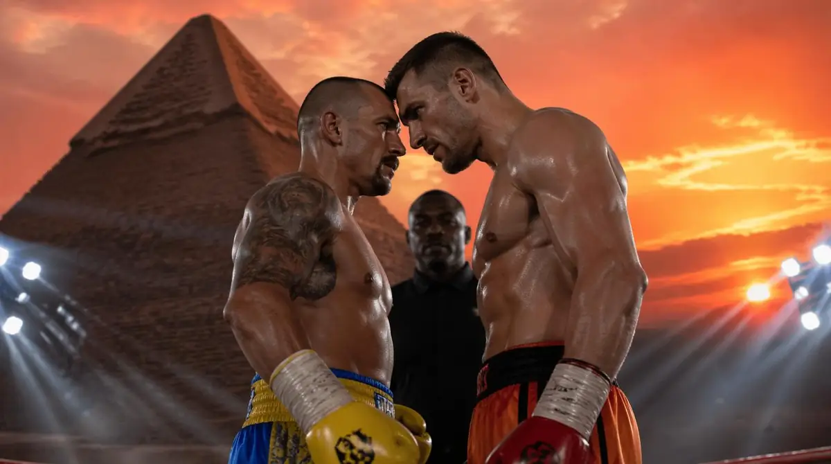 Oleksandr Usyk — WBC Heavyweight Champion, holding all undisputed belts